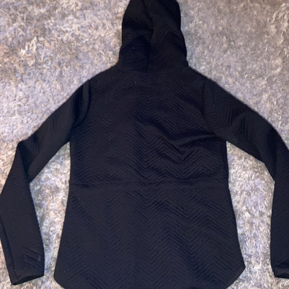 Small hooded Hollister side zip up coat adjustable Waist pull strings - Picture 5 of 10